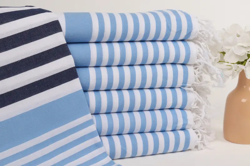 Summer Gift, Bachelorette Towel, Bachelor Party Favors, Beach towel, Custom Beach Towels, 68x36 Cotton Striped Towel, Absorbent Turkish towel - 1