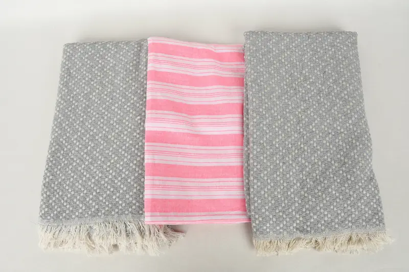 Guest Towel, Hammam towel, Lightweight Turkish towel, Peshtemal, 70x40 Cotton Set of 10 Towel, Spa Gift Towel, Large Turkish Towel, Bridesmaid Towel - 8