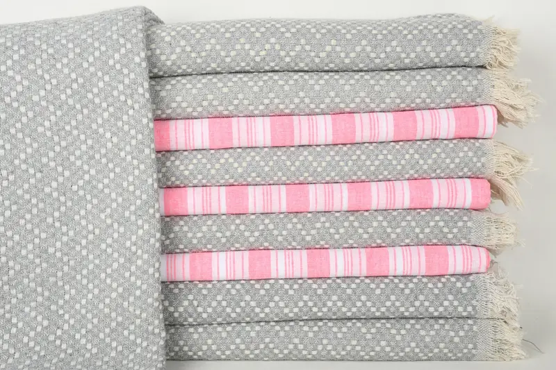 Guest Towel, Hammam towel, Lightweight Turkish towel, Peshtemal, 70x40 Cotton Set of 10 Towel, Spa Gift Towel, Large Turkish Towel, Bridesmaid Towel - 1