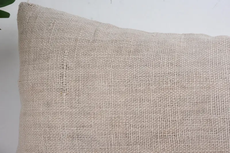 Vintage Kilim Throw Pillow, Vintage Kilim Pillow Pillow Cover, Pillow for Couch, 12x24 Beige Cushion Case, Pillow Cover, Boho Pillow Sham Cover - 2