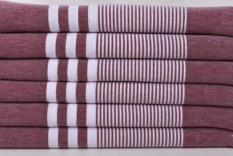 Gift For Her, Wedding Day Gift For Bride, Best Wedding Gift, Soft towel, 70x40 Cotton Striped Towel, Personalized Towel, Eco-Friendly Turkish Towel - 2