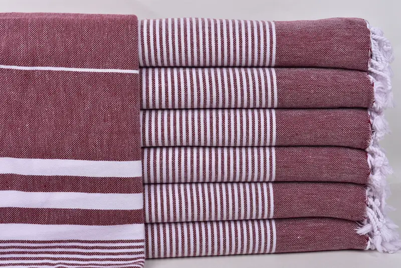 Gift For Her, Wedding Day Gift For Bride, Best Wedding Gift, Soft towel, 70x40 Cotton Striped Towel, Personalized Towel, Eco-Friendly Turkish Towel - 1