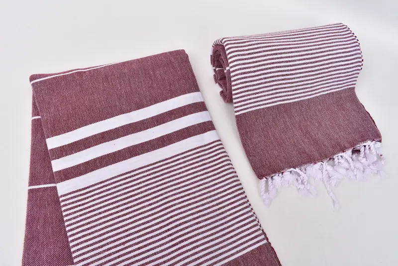 Gift For Her, Wedding Day Gift For Bride, Best Wedding Gift, Soft towel, 70x40 Cotton Striped Towel, Personalized Towel, Eco-Friendly Turkish Towel - 7