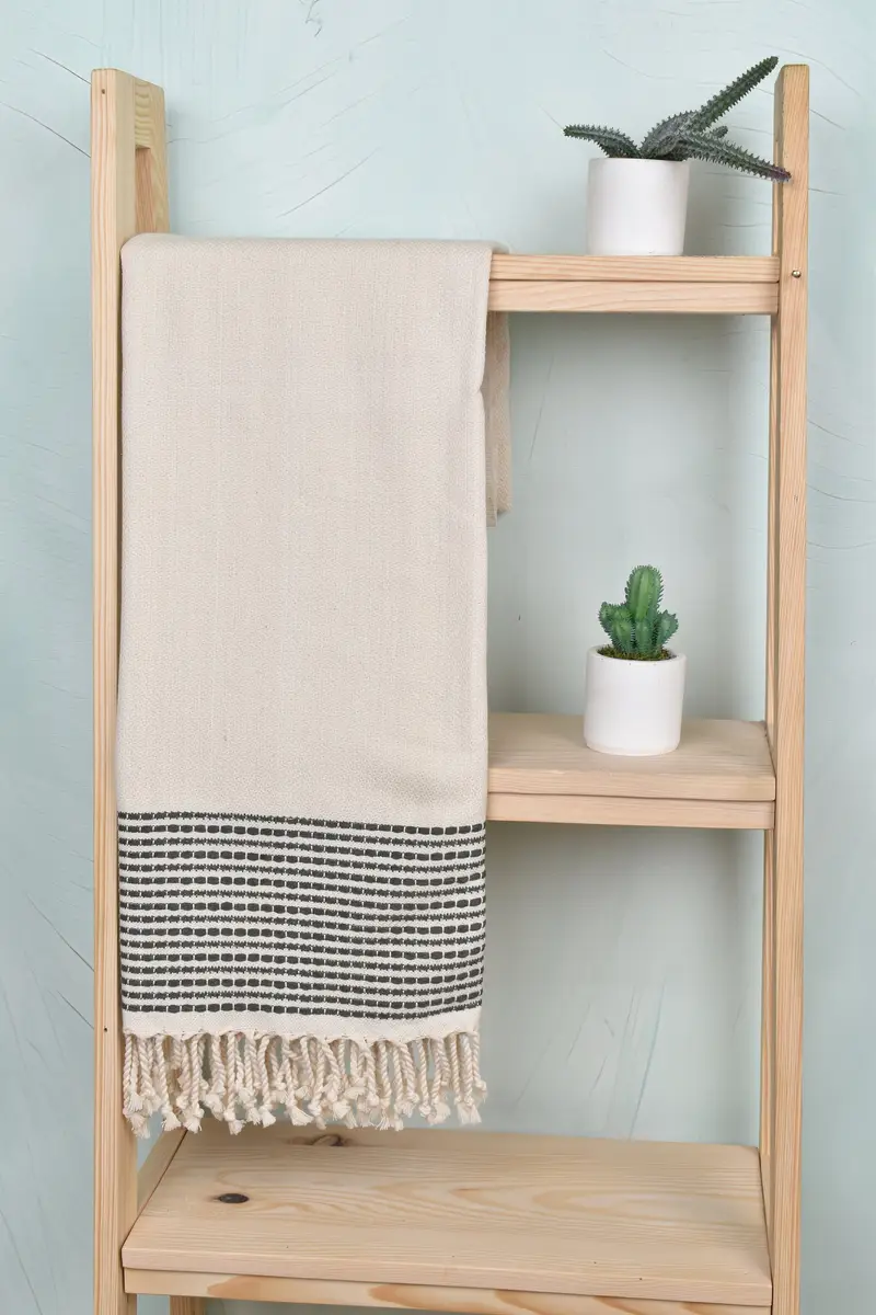 Soft towel, 70x36 Cotton Striped Towel, Customized Towels, Lightweight towel, Personalized Turkish Beach Towel, Bridesmaid Gifts, Summer Gift Ideas - 8