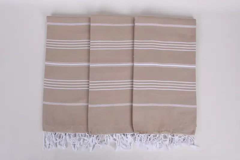 70x40 Cotton Striped Towel, Personalized Towel, Organic cotton peshtemal for spa and beach, Bride Gift, Quick-dry peshtemal, Quick-dry towel - 7