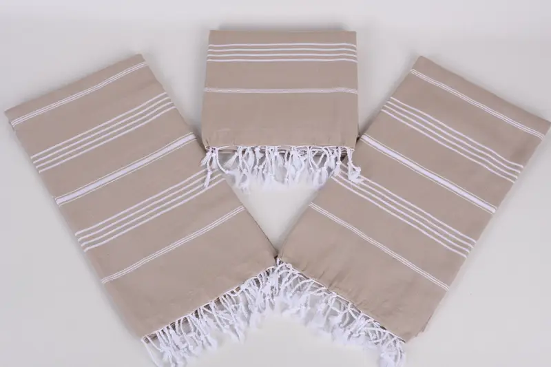 70x40 Cotton Striped Towel, Personalized Towel, Organic cotton peshtemal for spa and beach, Bride Gift, Quick-dry peshtemal, Quick-dry towel - 6