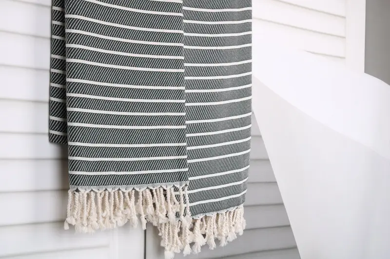 Antibacterial Turkish peshtemal towel, 70x40 Bamboo Herringbone Towel, Bachelorette Party Favors, Soft towel, Gift For Coworker, Luxury towel - 8