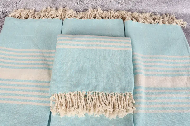 68x40 Cotton Striped Towel, Spa Gift Towel, Gifts For Him, Personalized Gifts, Embroidered Beach Towel, Personalized Gift For Her, Lightweight towel - 4