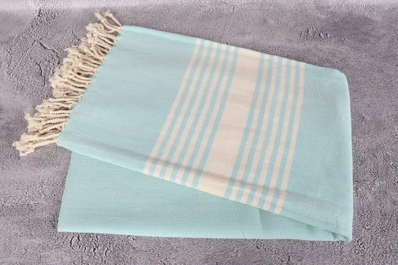 68x40 Cotton Striped Towel, Spa Gift Towel, Gifts For Him, Personalized Gifts, Embroidered Beach Towel, Personalized Gift For Her, Lightweight towel - 6
