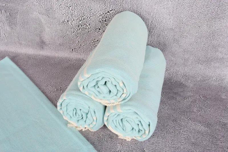 68x40 Cotton Striped Towel, Spa Gift Towel, Gifts For Him, Personalized Gifts, Embroidered Beach Towel, Personalized Gift For Her, Lightweight towel - 8