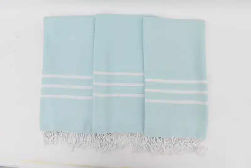 Birthday Gift, Bachelorette Gifts, Bridal Shower Gift, 70x40 Cotton Striped Towel, Thin and lightweight Turkish peshtemal, Turkish hand towel - 6