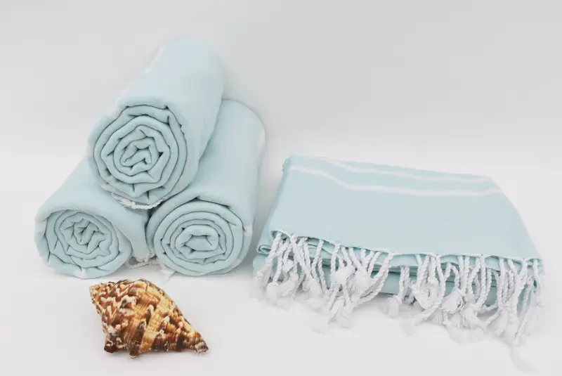 Birthday Gift, Bachelorette Gifts, Bridal Shower Gift, 70x40 Cotton Striped Towel, Thin and lightweight Turkish peshtemal, Turkish hand towel - 8