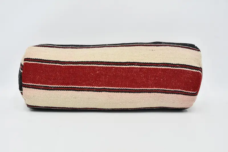 El Yapımı Yün Kilim Yastık, Bohem İşlemeli Kırlent