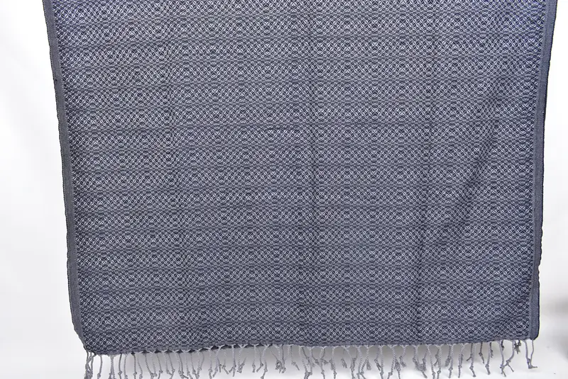Absorbent Turkish towel, Family Gift, Lightweight Turkish towel for beach, Monogram Turkish Towel, Embroidered Towel, 70x40 Cotton Geometric Towel - 8