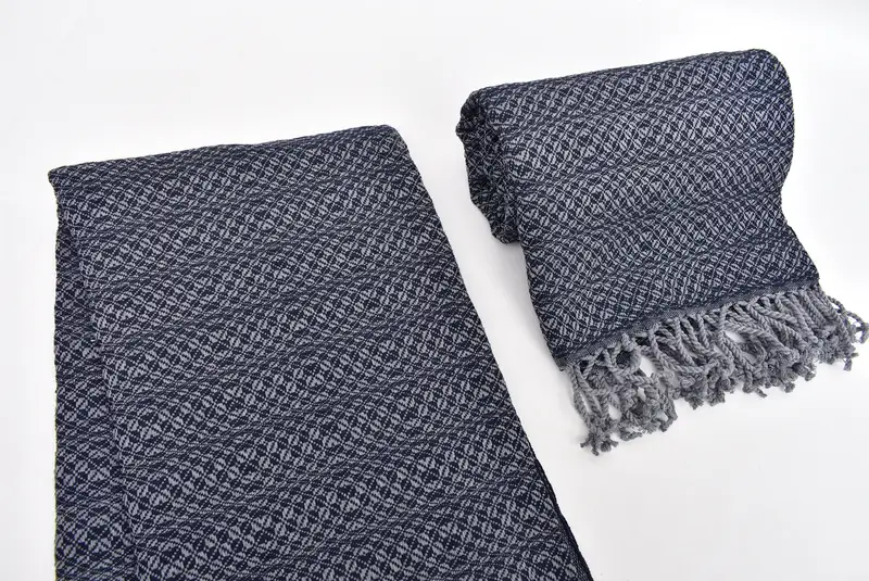 Absorbent Turkish towel, Family Gift, Lightweight Turkish towel for beach, Monogram Turkish Towel, Embroidered Towel, 70x40 Cotton Geometric Towel - 7