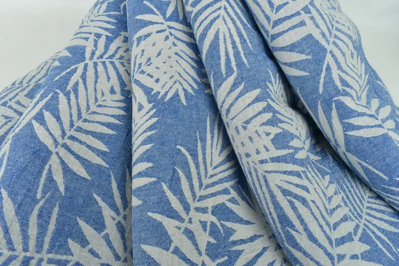Valentine Day Gift For Her, Decorative Blanket, 100x80 Cotton Floral Patterned Towel, Handmade Gift, Monogram Blanket, Woven Throw Blanket - 6