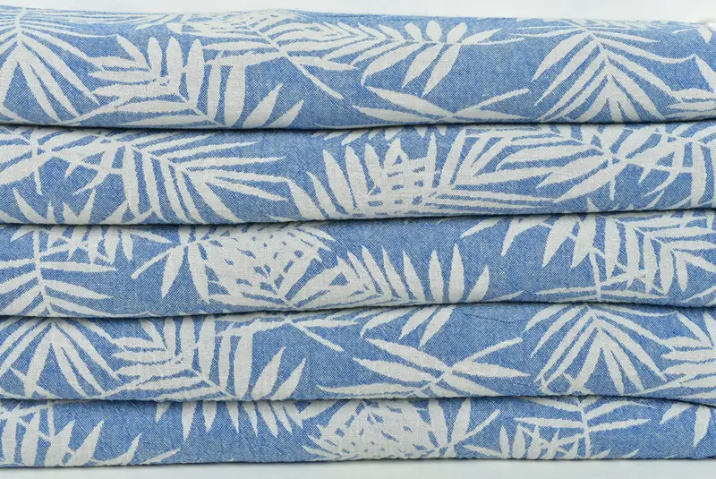 Valentine Day Gift For Her, Decorative Blanket, 100x80 Cotton Floral Patterned Towel, Handmade Gift, Monogram Blanket, Woven Throw Blanket - 3
