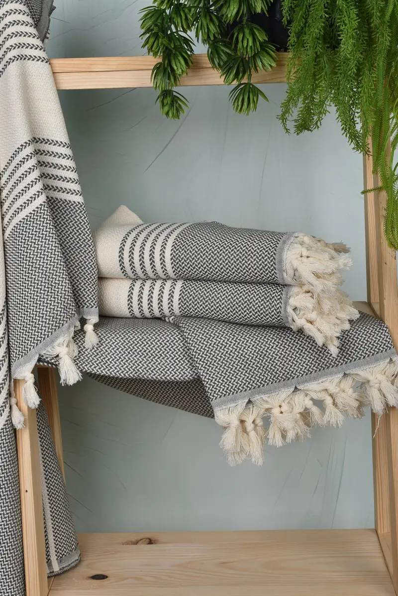 70x40 Cotton Striped Towel, Bachelor Gifts, Valentines Day Gift For Him, Hammam Towel USA, Gift For Him, Turkish bath towel, Holiday Towel - 6