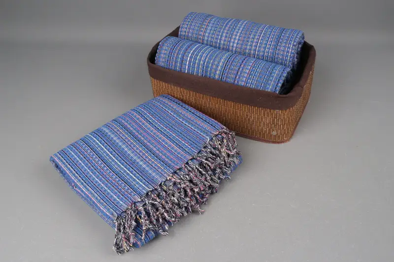 Guest Towel, 70x40 Cotton Geometric Towel, Turkish Towel USA, Summer Gift Ideas, Lightweight Turkish towel, Gifts For Him, Mother Of The Groom Gift - 5