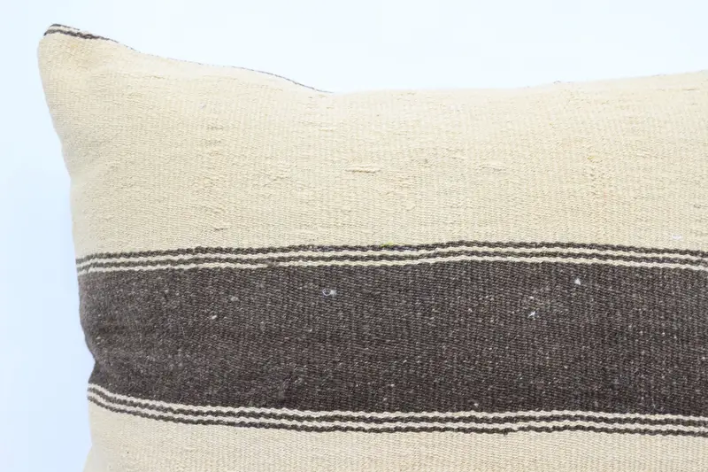 Sofa Pillow, Pillow Sham, Antique Pillows, Pillow for Couch, Handmade Kilim Cushion, 28x28 Beige Cushion Cover, Sustainable Cushion - 2