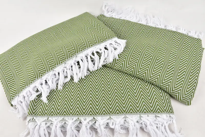 Personalized Gifts, 96x80 Cotton Chevron Towel, Throw Blanket Couch, Halloween Blanket, Housewarming Gift, Best Friend Christmas Gift, Organic Throw - 6