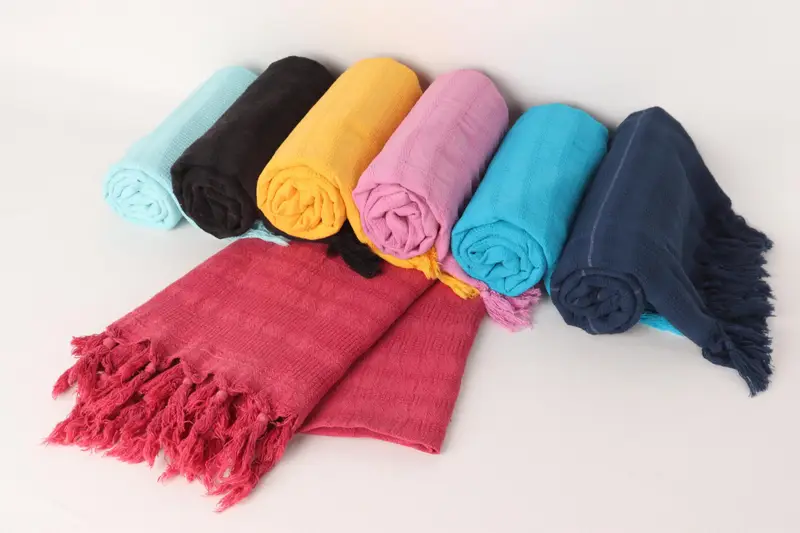 Sand-resistant towel, Embroidered Towel, 68x36 Cotton Stonewashed Striped Towel, Bridesmaid Proposal Gift, Holiday Towel, Personalized Gifts - 4