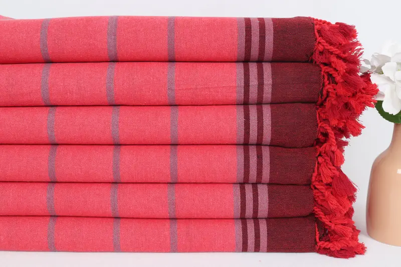 Absorbent Turkish towel, Best Wedding Gift, Wedding Hand Made Gift, Beach Towel Bulk, Baby Boy Gift, Gift For Her, 68x40 Cotton Striped Towel - 3