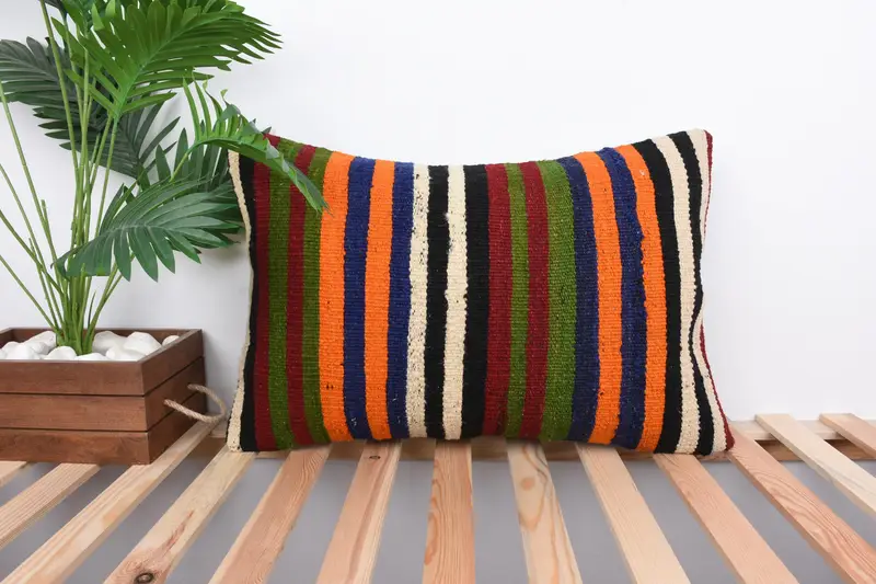 16x24 Green Pillow Case, Antique Pillows, Ethnic Cushion Case, Bohemian Cushion Pillow, Pillow for Couch, Home Decor Pillow, Cushion Case - 1