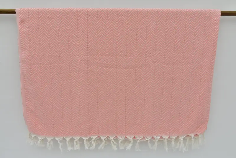 Woven Throw Blanket, Decorative Blanket, Turkish Blanket, Xmas Gifts, Personalized Home Gift Wedding, 96x80 Cotton Chevron Towel, Turkish Tablecloth - 7