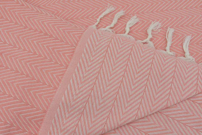 Woven Throw Blanket, Decorative Blanket, Turkish Blanket, Xmas Gifts, Personalized Home Gift Wedding, 96x80 Cotton Chevron Towel, Turkish Tablecloth - 6