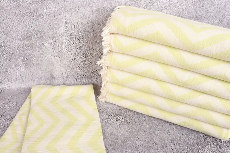 Girls Weekend Favors, 70x40 Cotton Zigzag Design Towel, Hammam Towel USA, Personalized Beach Towel, Gift Towel, Beach Towel Gift, Best Friend Gift - 2