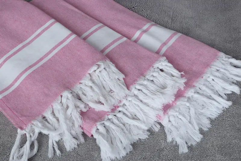 Travel towel, 70x40 Cotton Striped Towel, Kids Beach Towel, Cancun Bachelorette Party Gift Ideas, Grandma Gift, Large Turkish Towel, Gift For Her - 5