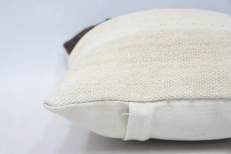 Pillow for Couch, Cushion Case, Decorative Pillow Case, Kilim Pillow, Pillow for Sofa, Handmade Throw Cushion Cover, 12x12 Beige Cushion Case - 5
