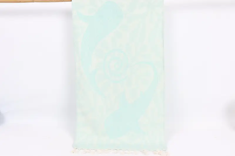 Gift For The Home Decor, Personalized Dish Towel, Personalized Gift, Xmas Gifts, Bachelorette Favor, 40x18 Cotton Whale Design Towel, Wedding Favors - 1