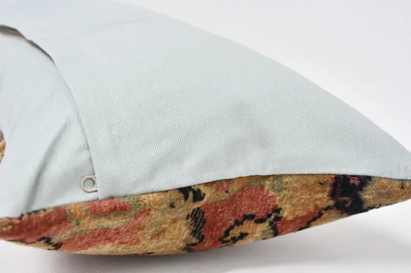 Turkish Pillow, Sustainable Pillow Case, Cotton Pillow Sham, Pillow, Boho Pillow Sham Cover, Kilim Cushion Sham, Pet Pillow, 12x48 Red Pillow - 5