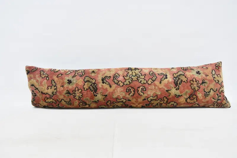 Turkish Pillow, Sustainable Pillow Case, Cotton Pillow Sham, Pillow, Boho Pillow Sham Cover, Kilim Cushion Sham, Pet Pillow, 12x48 Red Pillow - 1