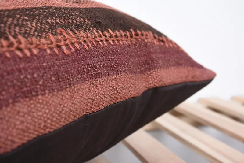 20x20 Brown Cushion Cover, Kilim Cushion Sham, Pillow Cover, Kilim Pillow, Car Pillow, Gift Pillow, Wholesale Pillow Sham, Neutral Cushion - 7
