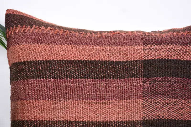 20x20 Brown Cushion Cover, Kilim Cushion Sham, Pillow Cover, Kilim Pillow, Car Pillow, Gift Pillow, Wholesale Pillow Sham, Neutral Cushion - 2