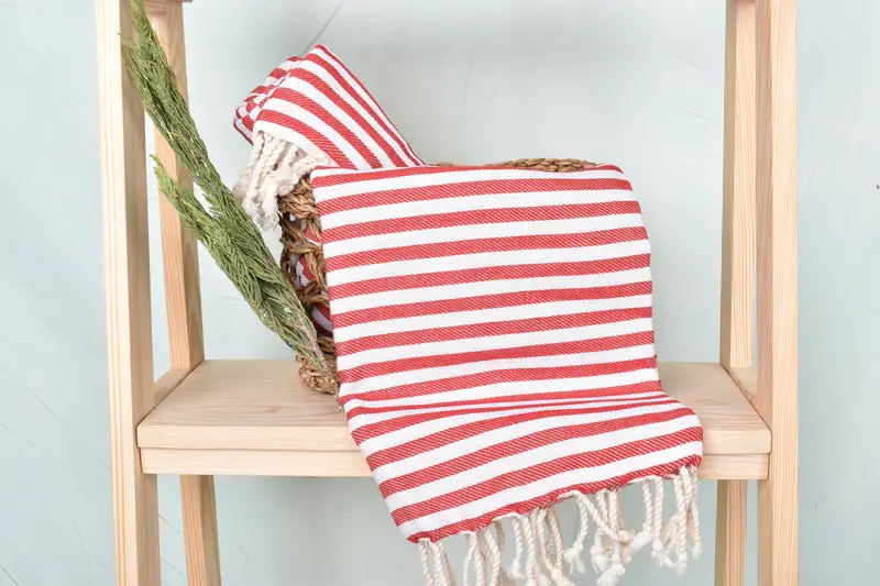 70x40 Cotton Striped Towel, Christmas Gift, Bachelor Party Favors, Beach Towel Gift, Luxury towel, Bachelorette Gifts, Custom Turkish Towel - 4