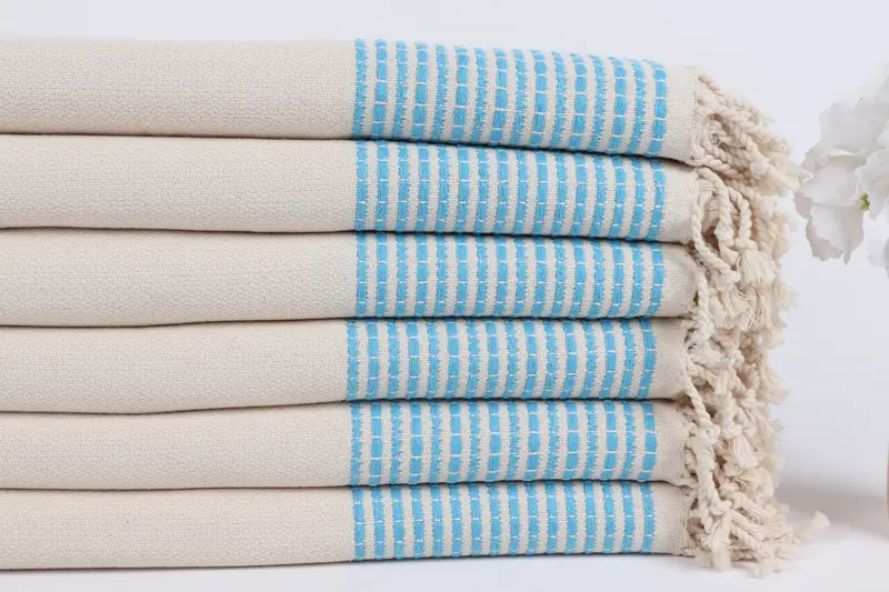 Beach Towel Bulk, 70x36 Cotton Striped Towel, Luxury towel, Vegas Bachelorette Party Favors, Bachelorette Towel, Bridal Shower Gifts, Thin towel - 3