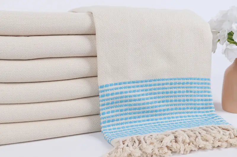 Beach Towel Bulk, 70x36 Cotton Striped Towel, Luxury towel, Vegas Bachelorette Party Favors, Bachelorette Towel, Bridal Shower Gifts, Thin towel - 2