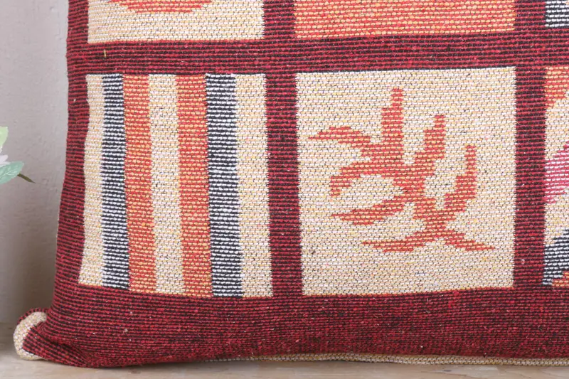 Throw Kilim Pillow, 28x28 Blue Pillow Sham, Pillow Case, Christmas Pillow Sham, Interior Designer Pillow, Turkish Pillow, Hippie Throw Cushion Case - 3
