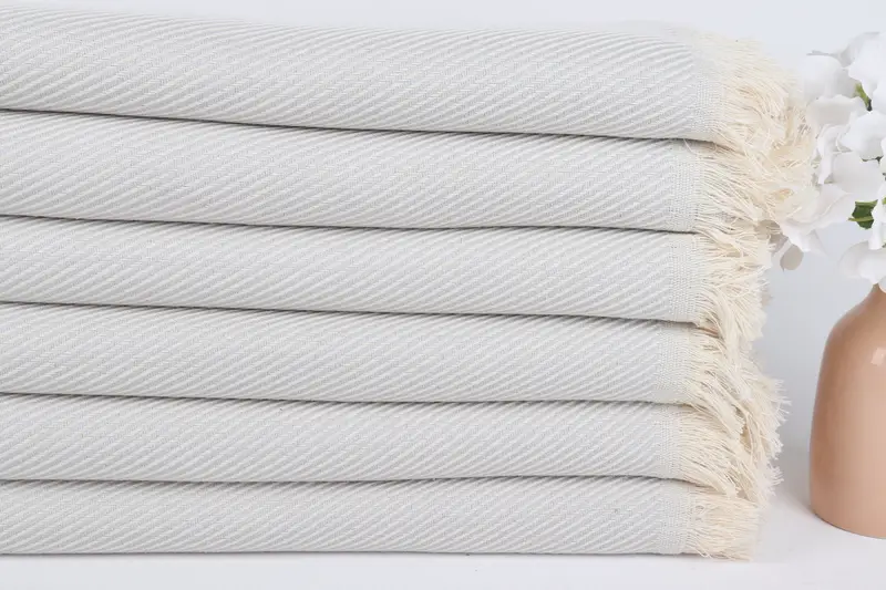 Pool Towels, Spa Gift Towel, Personalised Gift, Turkish Towel Beach, 70x36 Cotton Striped Towel, Turkish beach towel, Bridal Shower Favors - 3