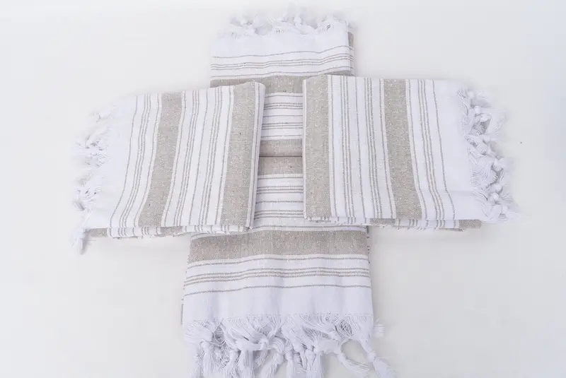 Gift For Him, Gift Boxes Towel, Family Gift Basket, Bulk Order Towel, Kids Beach Towel, 68x32 Cotton Striped Towel, Turkish hand towel, Beach towel - 6