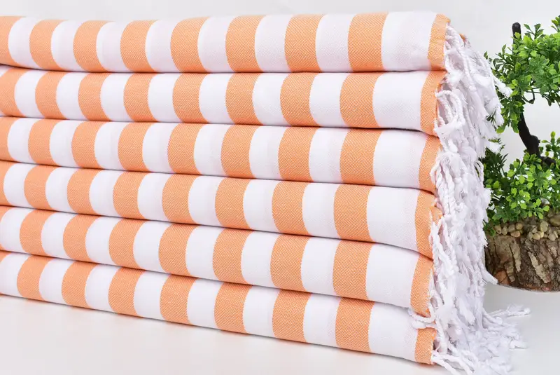 44x20 Cotton Striped Towel, Small Bath Towels, Personalized Hand Towel, Personalized Gift, Bridesmaid Gifts Personalized, Best Friend Wedding Gift - 3