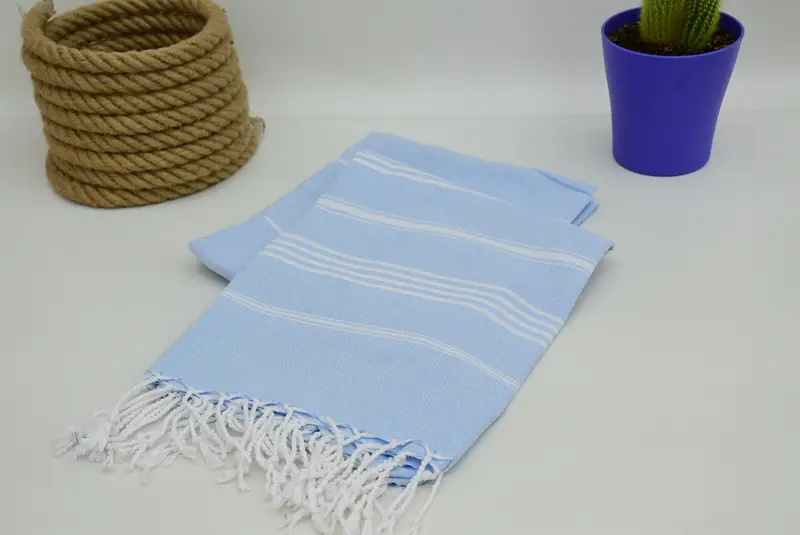 Custom Towel, Soft towel, Beach Theme Bachelorette Party Gifts, Gifts For Him, Bridesmaid Favors, Kids Beach Towel, 70x40 Cotton Striped Towel - 3