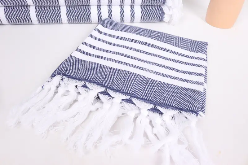 Personalized Gifts, Personalized Kitchen Towel, Handmade Gift, 40x20 Cotton Zig zag Towel, Gym Towel, Turkish Hand Towel, Personalized Gift For Him - 5