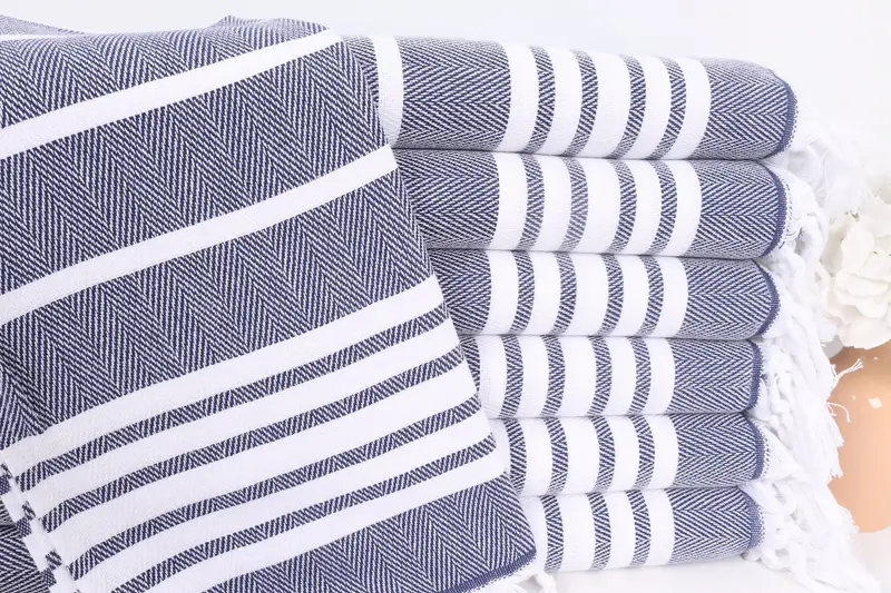 Personalized Gifts, Personalized Kitchen Towel, Handmade Gift, 40x20 Cotton Zig zag Towel, Gym Towel, Turkish Hand Towel, Personalized Gift For Him - 1