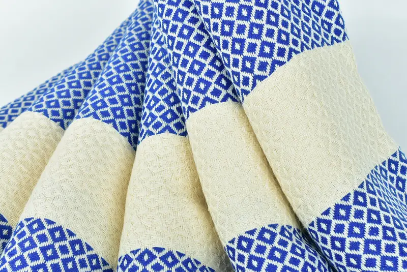 Monogrammed Beach Towel, Quick-dry travel peshtemal towel, Quick-dry towel, 70x40 Cotton Geometric Towel, Sand-free towel, Bachelorette Favor - 5