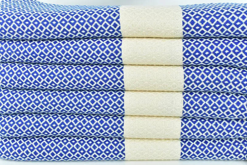 Monogrammed Beach Towel, Quick-dry travel peshtemal towel, Quick-dry towel, 70x40 Cotton Geometric Towel, Sand-free towel, Bachelorette Favor - 2